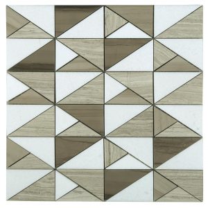 Gray Blend View Point Marble Mosaic