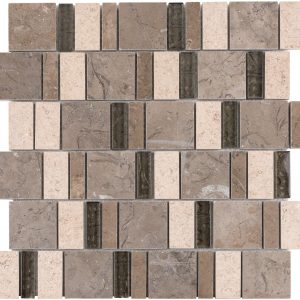Platinum Greige 2By Combo Mosaic