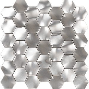Stainless Steel Rolling Hexagon Mosaic